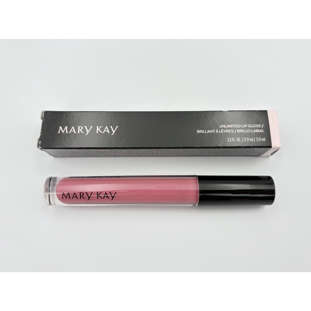 Mary Kay Unlimited Lip Gloss Pink Ballerina 0.13 oz / 3.9 ml NIB Makeup 153482